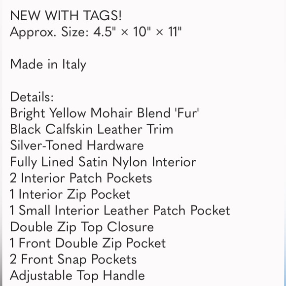 Moschino Couture Mohair blend “fur” backpack - Picture 8 of 15